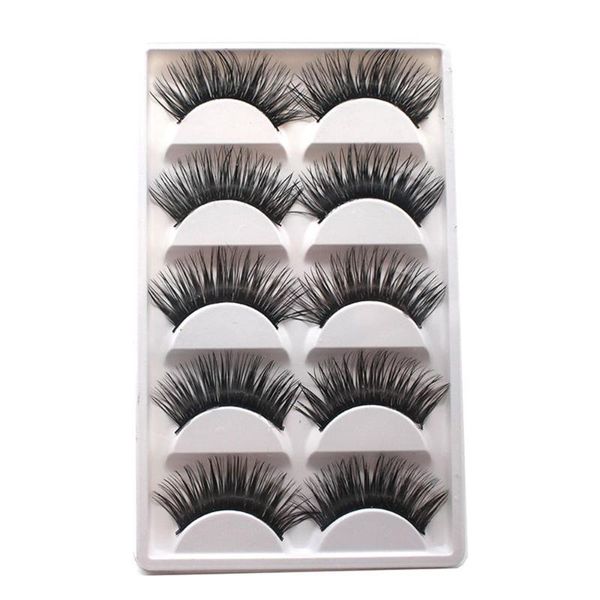 5 pairs/set luxurious 3d false eyelashes extra natural long thick cross eye lashes makeup ing
5 pairs/set luxurious 3d false eyelashes extra natural long thick cross eye lashes makeup ing
