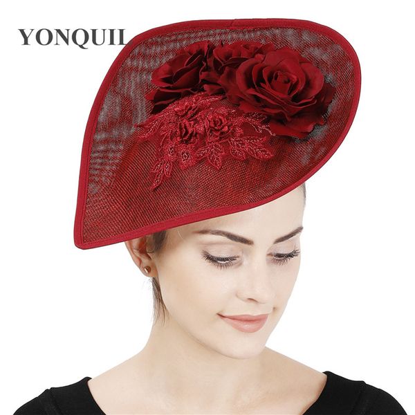 marron vintage party flower hat women wedding fasinator with lace show race headpiece with hair clip gorgeous chic millinery
marron vintage party flower hat women wedding fasinator with lace show race headpiece with hair clip gorgeous chic millinery