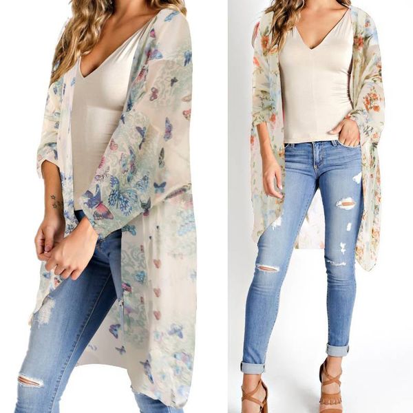 summer chiffon blouse zanzea bohemian printed kimono cape women floral 2020 cardigans female beach cover up plus size tunic, White
summer chiffon blouse zanzea bohemian printed kimono cape women floral 2020 cardigans female beach cover up plus size tunic, White
