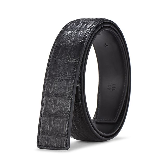 cowskin belt body for man no buckle cow leather h crocodile belts men genuine leather g luxury casual waist strap, Black;brown
cowskin belt body for man no buckle cow leather h crocodile belts men genuine leather g luxury casual waist strap, Black;brown