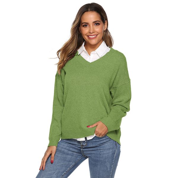 sweater women casual knitted streetwear v-neck long sleeve pullovers loose solid coat 2019 autumn winter fashion female sweaters, White;black
sweater women casual knitted streetwear v-neck long sleeve pullovers loose solid coat 2019 autumn winter fashion female sweaters, White;black