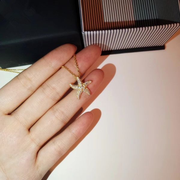 fashion- new limited edition marine life starfish necklace female gold color clavicle chain suitable for party graduation ceremony daily, Silver
fashion- new limited edition marine life starfish necklace female gold color clavicle chain suitable for party graduation ceremony daily, Silver