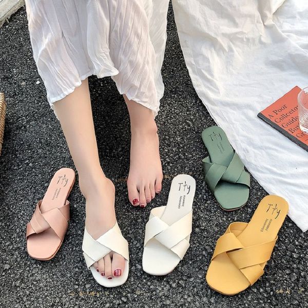 new women's slippers cross flat slippers candy color sandals and female summer fashion wear beach shoes flip flop, Black
new women's slippers cross flat slippers candy color sandals and female summer fashion wear beach shoes flip flop, Black