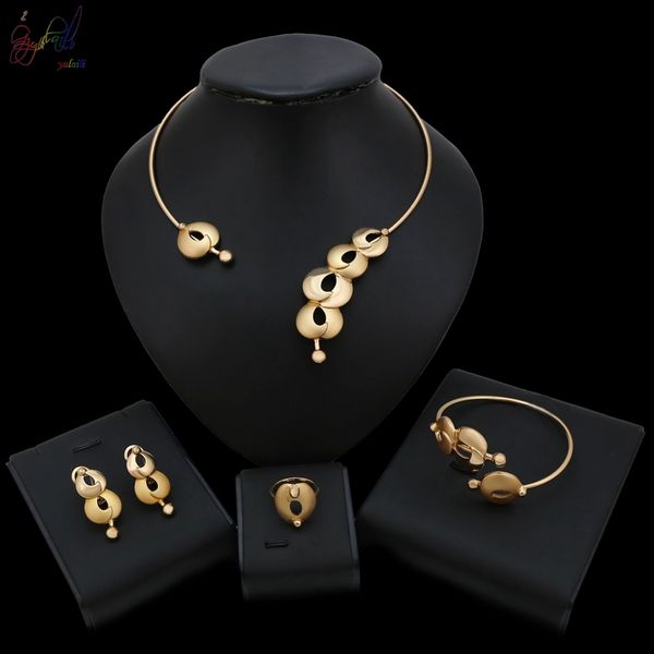 yulaili classic african jewelry sets choker necklace stud earrings bangle ring for ladies party accessories wholesale, Black
yulaili classic african jewelry sets choker necklace stud earrings bangle ring for ladies party accessories wholesale, Black