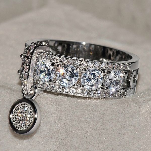 european and american minimalist elegant hollow out zircon ring classic style rings girl's-style round plates ring manufacturers, Silver
european and american minimalist elegant hollow out zircon ring classic style rings girl's-style round plates ring manufacturers, Silver