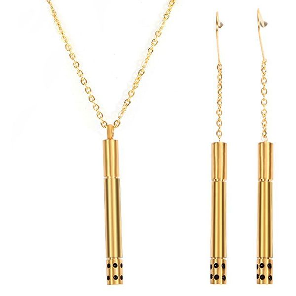 2019 fashion cylinder necklace jewelry set for women gift stainless steel silver and gold color trendy cylinder jewelry sets
2019 fashion cylinder necklace jewelry set for women gift stainless steel silver and gold color trendy cylinder jewelry sets