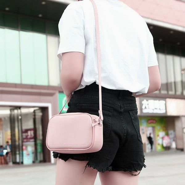 fashion small square flap bag mini women crossbody bags sling shoulder leather handbags purses