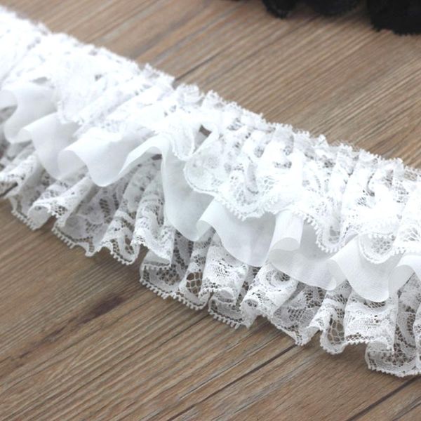 3 yard skirt sewing accessories decoration trim ruffle pleated diy craft lace ribbon garment handmade flower professional collar, Black;white
3 yard skirt sewing accessories decoration trim ruffle pleated diy craft lace ribbon garment handmade flower professional collar, Black;white