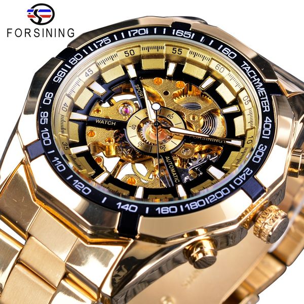 forsining gold mechanical hand wind wristwatches stainless steel clock luminous sport fashion erkek kol saati, Slivery;brown
forsining gold mechanical hand wind wristwatches stainless steel clock luminous sport fashion erkek kol saati, Slivery;brown