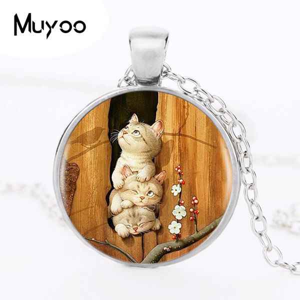 cat logo pendant necklace animal personalized picture 4 colors handmade chain vintage necklace women jewelry friend gift 333 hz1, Silver
cat logo pendant necklace animal personalized picture 4 colors handmade chain vintage necklace women jewelry friend gift 333 hz1, Silver