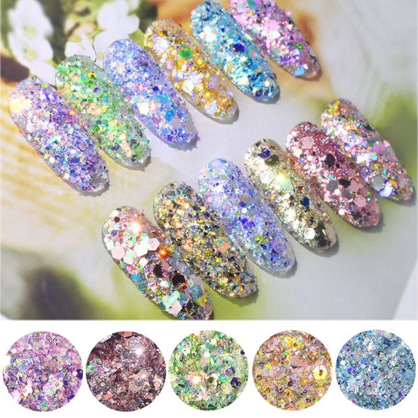 nail glitter 1 box 3d hexagon flakes mermaid sparkly sequins art decorations holographic paillette diy manicure decor, Silver;gold
nail glitter 1 box 3d hexagon flakes mermaid sparkly sequins art decorations holographic paillette diy manicure decor, Silver;gold