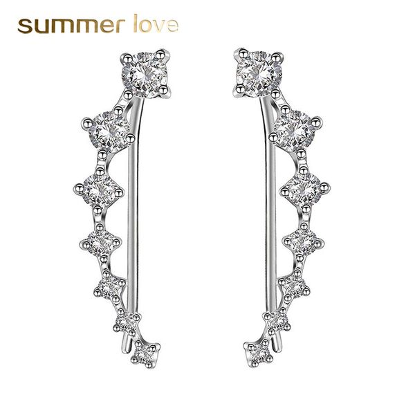 7 crystal cubic zirconia u-shaped ear clip cuff cartilage earrings for women 925 sterling silver hypoallergenic earrings fashion jewelry, Golden;silver
7 crystal cubic zirconia u-shaped ear clip cuff cartilage earrings for women 925 sterling silver hypoallergenic earrings fashion jewelry, Golden;silver