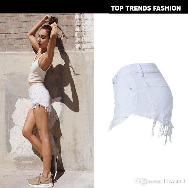 2020 frayed edge ripped denim shorts 2019 great white women summer shorts fashion glamorous female button fly shorts, Blue
2020 frayed edge ripped denim shorts 2019 great white women summer shorts fashion glamorous female button fly shorts, Blue