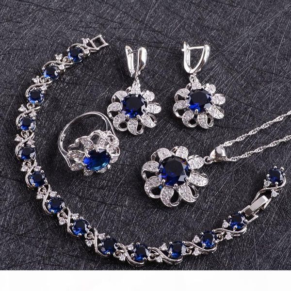 blue zircon costume silver 925 jewelry sets women earrings with stones bracelets necklace&pendant rings set jewelery gift box
blue zircon costume silver 925 jewelry sets women earrings with stones bracelets necklace&pendant rings set jewelery gift box