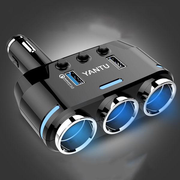 car cigarette lighter socket splitter plug led 12v-24v usb charger adapter 3.1a 100w detection for phone accessories
car cigarette lighter socket splitter plug led 12v-24v usb charger adapter 3.1a 100w detection for phone accessories