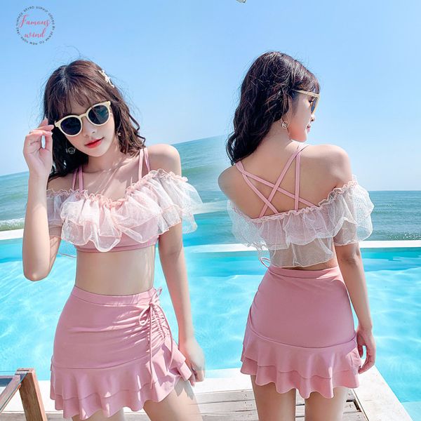 swimwear solid women push up 2 piece swimsuit cute bikini womens set for female new 2020 skirt bowknot bikini set, White;black
swimwear solid women push up 2 piece swimsuit cute bikini womens set for female new 2020 skirt bowknot bikini set, White;black