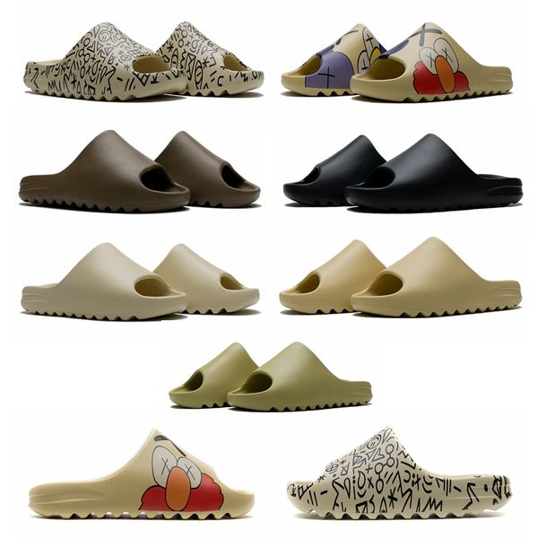 2020 kanye west slides earth brown foam runner triple white black women mens classic sandals slides platform outdoor slippers 36-45
2020 kanye west slides earth brown foam runner triple white black women mens classic sandals slides platform outdoor slippers 36-45
