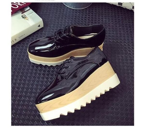 2017 new women shoes muffin heavy-bottomed creepers platform shoes women flats lace up creepers casual wy96 lll, Black
2017 new women shoes muffin heavy-bottomed creepers platform shoes women flats lace up creepers casual wy96 lll, Black
