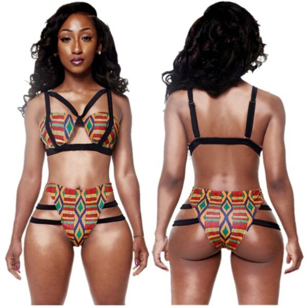 fashion-bikini bathing suit high waist swimsuit bikinis women african print inspired two piece swimwear bandage strappy bikini sets, White;black
fashion-bikini bathing suit high waist swimsuit bikinis women african print inspired two piece swimwear bandage strappy bikini sets, White;black