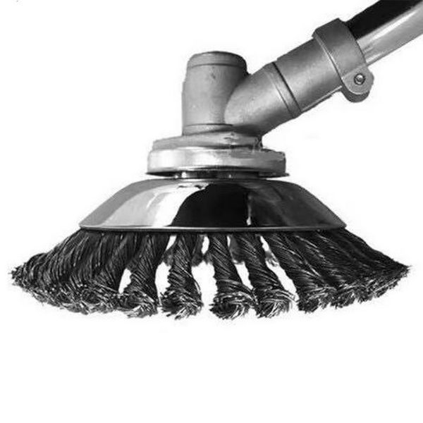 steel trimmer head garden steel wire brush break-proof rounded edge trimmer head for power lawn mower grass 150/190mm
steel trimmer head garden steel wire brush break-proof rounded edge trimmer head for power lawn mower grass 150/190mm