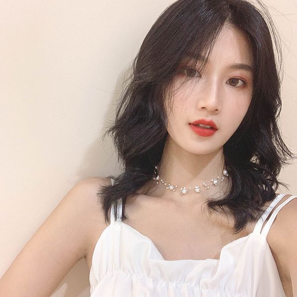 temperament pearl double-deck short money chain woman 2019 tide clavicle chain senior feel french personality a collar for a, Silver
temperament pearl double-deck short money chain woman 2019 tide clavicle chain senior feel french personality a collar for a, Silver