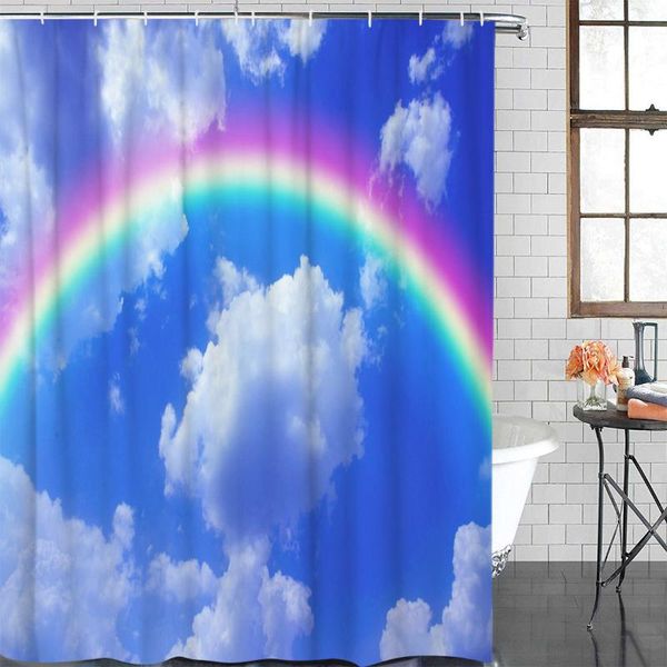 shower curtains modern curtain rainbow blue sky white clouds printed bathroom decor waterproof fabric
shower curtains modern curtain rainbow blue sky white clouds printed bathroom decor waterproof fabric