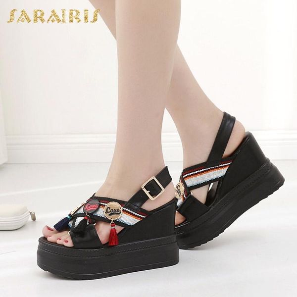 sarairis 2020 new design women sandals wedges platform metal decoration pumps summer leisure woman sandals, Black
sarairis 2020 new design women sandals wedges platform metal decoration pumps summer leisure woman sandals, Black