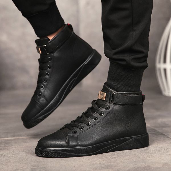 fashion casual men ankle boots high sneakers for men all black white red deisgner shoes high zapatos de hombre 2019
fashion casual men ankle boots high sneakers for men all black white red deisgner shoes high zapatos de hombre 2019