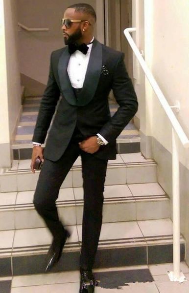 new arrivals one button black groom tuxedos groomsmen shawl lapel man blazer mens wedding suits (jacket+pants+vest+tie), Black;gray
new arrivals one button black groom tuxedos groomsmen shawl lapel man blazer mens wedding suits (jacket+pants+vest+tie), Black;gray