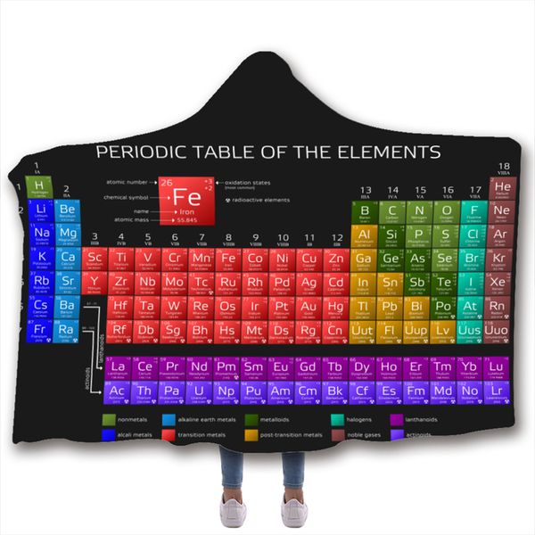chemistry periodic table hooded blanket for beds wool plus velvet warm sofa camping soft blanket fleece blankets and throws
chemistry periodic table hooded blanket for beds wool plus velvet warm sofa camping soft blanket fleece blankets and throws