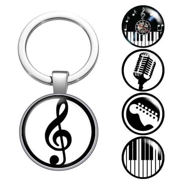 music note musical instruments glass cabochon keychain bag car key chain ring holder charms silver keychains for men women gifts
music note musical instruments glass cabochon keychain bag car key chain ring holder charms silver keychains for men women gifts