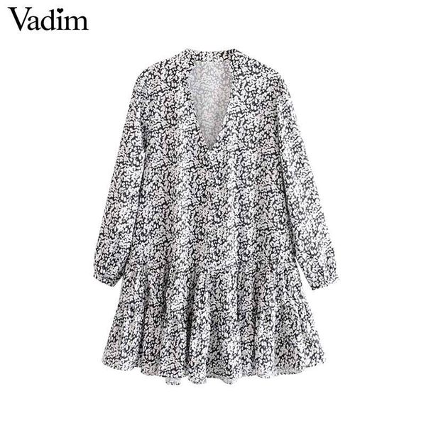 vadim women vintage print mini dress v neck long sleeve female casual straight chic dresses vestidos mujer qc847, Black;gray
vadim women vintage print mini dress v neck long sleeve female casual straight chic dresses vestidos mujer qc847, Black;gray
