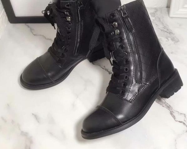 2019 ss19 spring fall womens black real leather luxury combat ankle booties lace up with side zipper biker military boots
2019 ss19 spring fall womens black real leather luxury combat ankle booties lace up with side zipper biker military boots