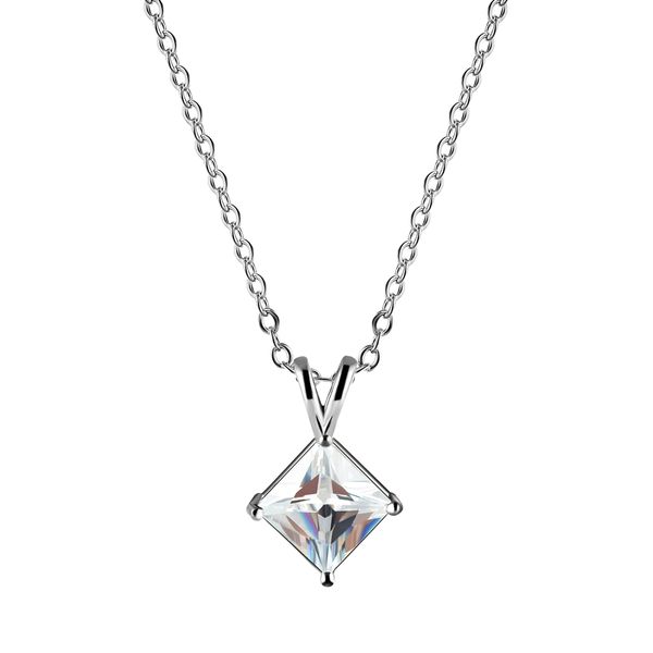 square zircon necklace simple square prismatic heart and arrow pendant necklace korean jewelry, Silver
square zircon necklace simple square prismatic heart and arrow pendant necklace korean jewelry, Silver