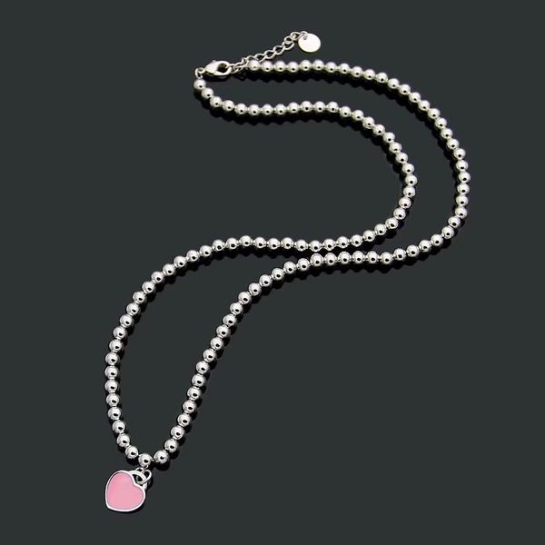 fashion women stainless steel bead necklace red peach heart necklace fashion statement necklaces luxury necklace, Silver
fashion women stainless steel bead necklace red peach heart necklace fashion statement necklaces luxury necklace, Silver