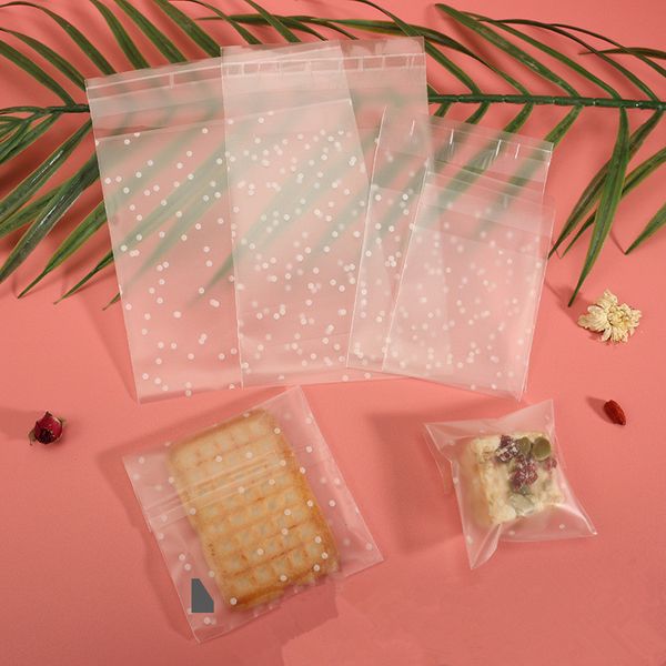 gift wrap 100pcs/set dot frosted self-adhesive bag candy cookie baked snack packaging plastic wedding decor
gift wrap 100pcs/set dot frosted self-adhesive bag candy cookie baked snack packaging plastic wedding decor