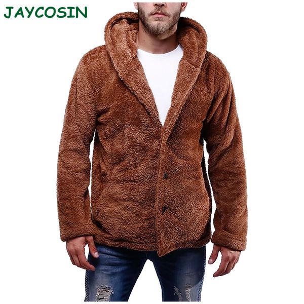 jaycosin jacket men pure color plush hooded cardigan coat men casual long sleeve fleece jackets coats veste homme winter 1114, Black
jaycosin jacket men pure color plush hooded cardigan coat men casual long sleeve fleece jackets coats veste homme winter 1114, Black