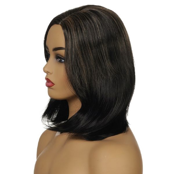 women wig artificial headwear bangs short curly high-temperature fiber hair wigs length 13.4in 34cm circumference 57cm 22.5in, Black
women wig artificial headwear bangs short curly high-temperature fiber hair wigs length 13.4in 34cm circumference 57cm 22.5in, Black