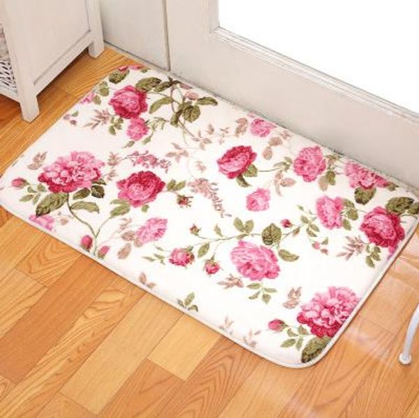 romantic floral room floor mats,sweet rose print carpets for living room modern,coral fleece bathroom water rug.40cm*60cm
romantic floral room floor mats,sweet rose print carpets for living room modern,coral fleece bathroom water rug.40cm*60cm