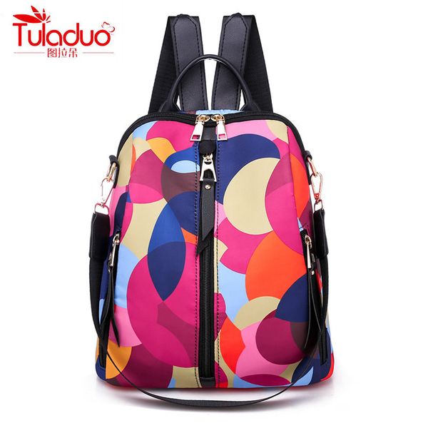 fashion colorful circle women backpacks high qulity oxford women backpack brand large capacity multi-pocket backpacks 2019
fashion colorful circle women backpacks high qulity oxford women backpack brand large capacity multi-pocket backpacks 2019