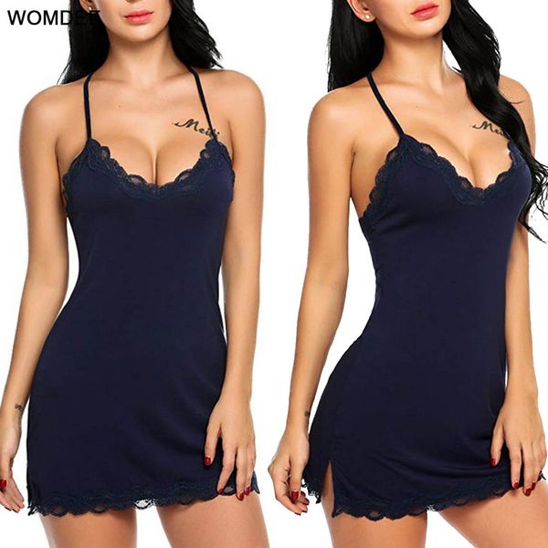 nightgown women casual soft spandex lace sleepwear dress solid v neck sleeveless sling nightdress female nighties nightwear, Black;red
nightgown women casual soft spandex lace sleepwear dress solid v neck sleeveless sling nightdress female nighties nightwear, Black;red