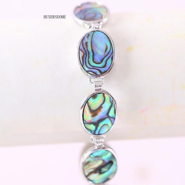 link, chain handmade jewelry for women natural blue zealand abalone shell bracelet 7-8.5" 1pcs rh035, Black
link, chain handmade jewelry for women natural blue zealand abalone shell bracelet 7-8.5" 1pcs rh035, Black