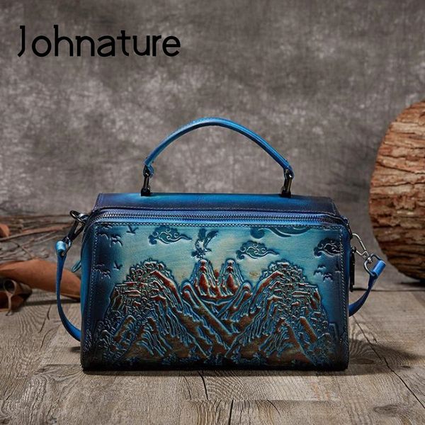 johnature handmade retro genuine leather handbags women bags 2019 new landscape leisure cowhide shoulder & crossbody bags
johnature handmade retro genuine leather handbags women bags 2019 new landscape leisure cowhide shoulder & crossbody bags