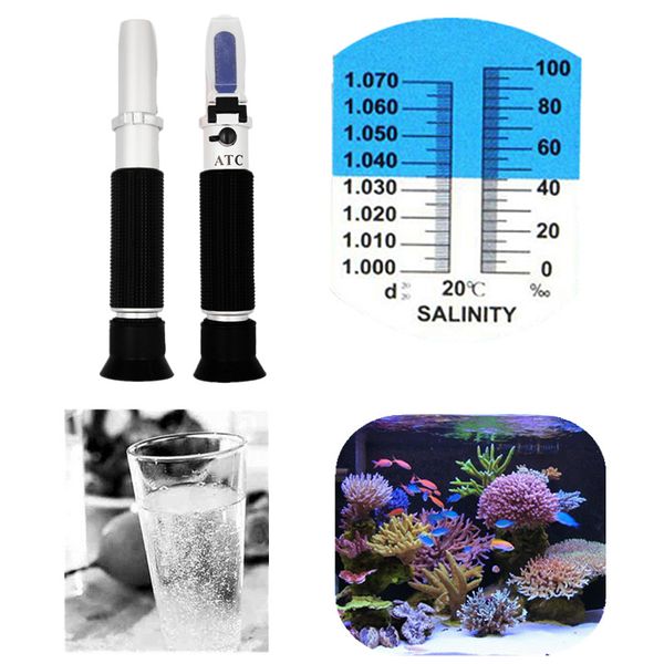 handheld arrival salinity refractometer sea salinity meter salt water concentration aquarium handheld mariculture breeding gravimeter 0~10%
handheld arrival salinity refractometer sea salinity meter salt water concentration aquarium handheld mariculture breeding gravimeter 0~10%