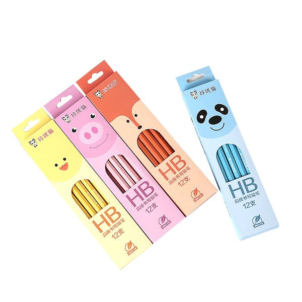 12 pcs/box cartoon animal pink panther leopard hb wooden standard pencils with erasers stationery wooden lead pencils gifts
12 pcs/box cartoon animal pink panther leopard hb wooden standard pencils with erasers stationery wooden lead pencils gifts