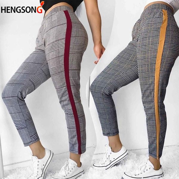 vintage plaid harem trousers sportswear women elastic waist trainning pants ankle-length pants sport femme ropa deportiva, Black;blue
vintage plaid harem trousers sportswear women elastic waist trainning pants ankle-length pants sport femme ropa deportiva, Black;blue