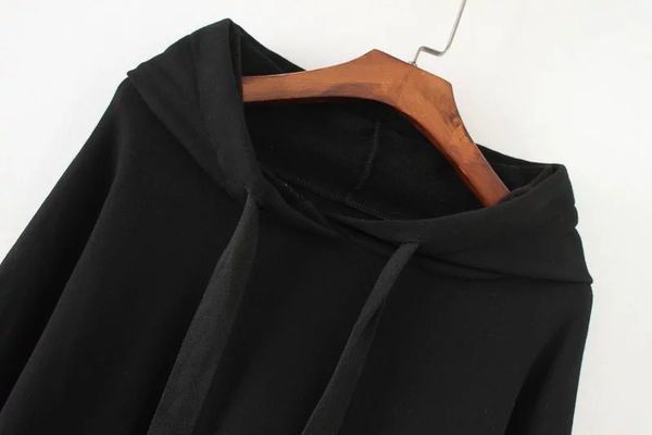 selling women's dress 2019 autumn new style casual short loose-fit hoodie sports jackets, Black
selling women's dress 2019 autumn new style casual short loose-fit hoodie sports jackets, Black