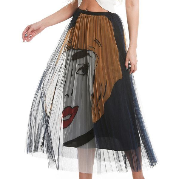 cartoon face pattern print pleated long skirts womens high waist elastic a line midi skirt for women 2019 summer quality skirts, Black
cartoon face pattern print pleated long skirts womens high waist elastic a line midi skirt for women 2019 summer quality skirts, Black