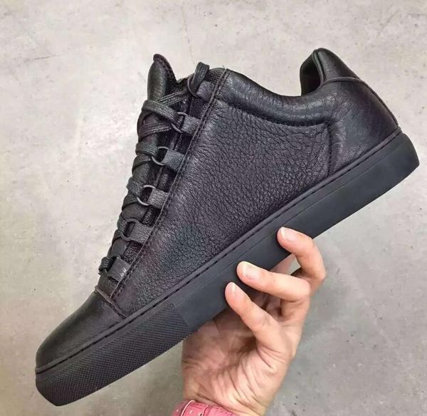 men classic leather women arena brand flats sneakers male high shoes men fashion casual outdoor lace up party shoes big size 39-46, Black
men classic leather women arena brand flats sneakers male high shoes men fashion casual outdoor lace up party shoes big size 39-46, Black