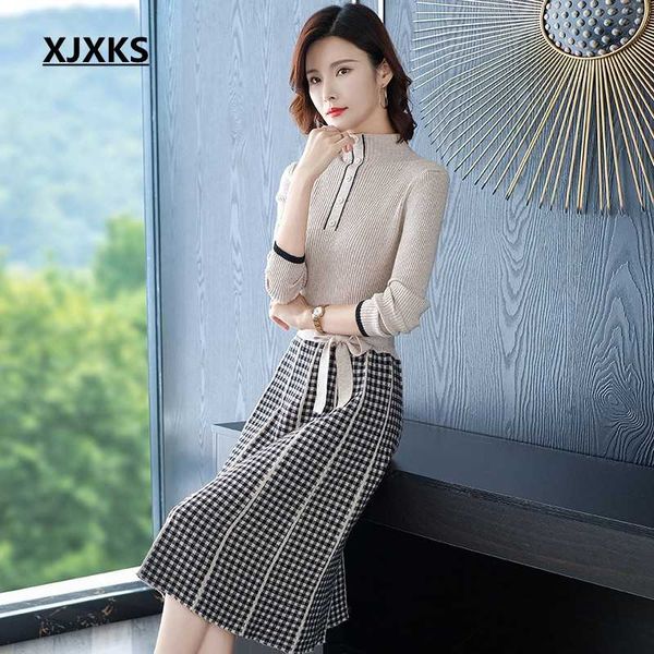 xjxks women long sleeve knitted dress 2020 turtleneck knitted knee length dress autumn female vestidos elastic dresses, Black;gray
xjxks women long sleeve knitted dress 2020 turtleneck knitted knee length dress autumn female vestidos elastic dresses, Black;gray